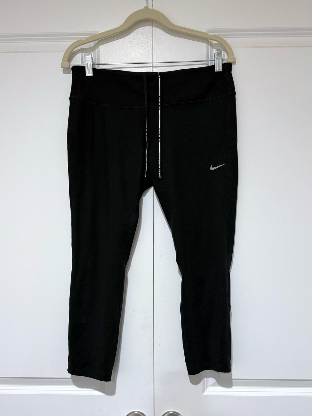 Nike Black Dri Fit Running Athletic Capri Leggings